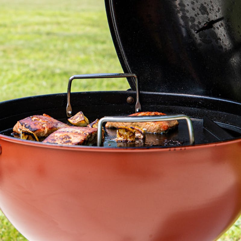 Rust-Resistant Griddle Insert for 22" Kettle Grills