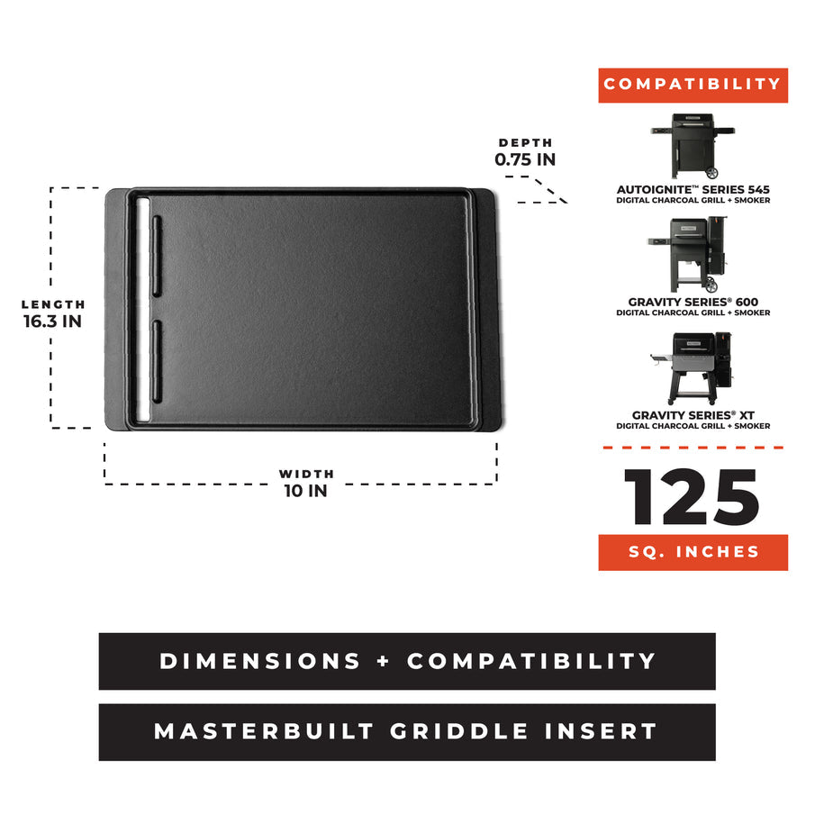 Griddle Insert - Compatible w/ All Gravity Series