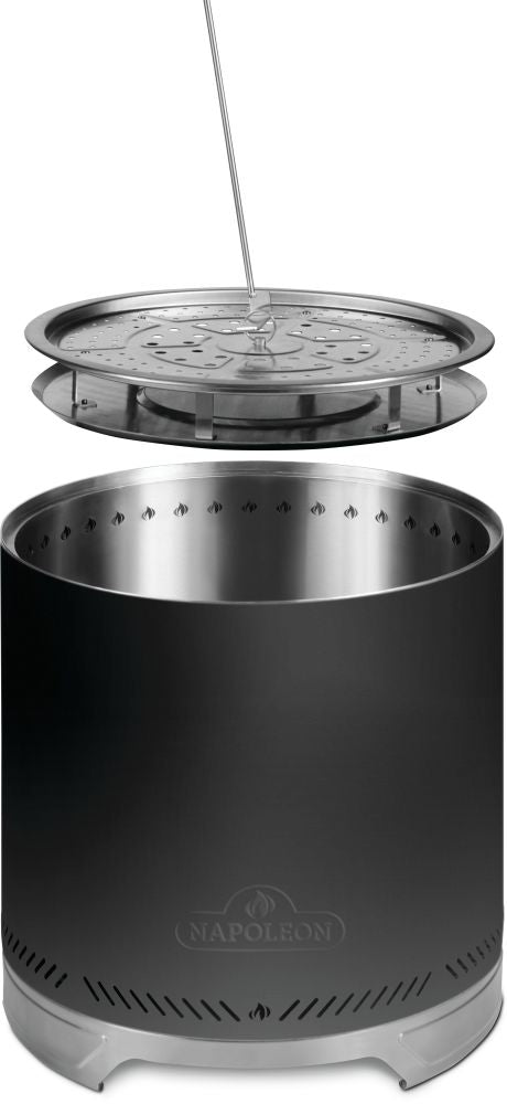 Timberwolf Smokeless Fire Pit 18" Matte Black