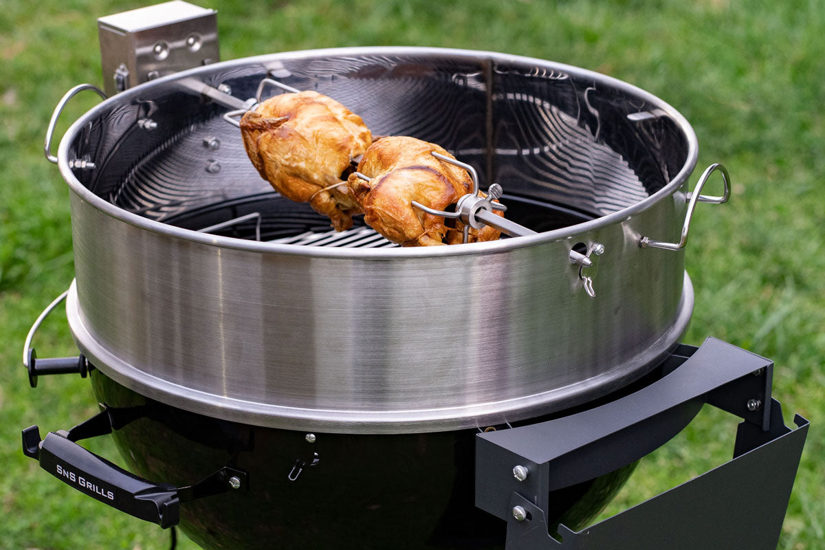 SnS Grills Kettle Ring Rotisserie Kit – Dickson Barbeque Centre