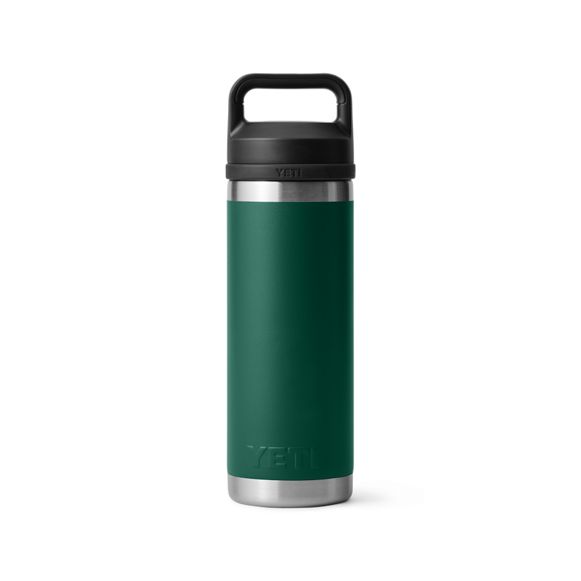 18 oz. / 532ml Bottle w/ Chug Cap - Black Forest Green