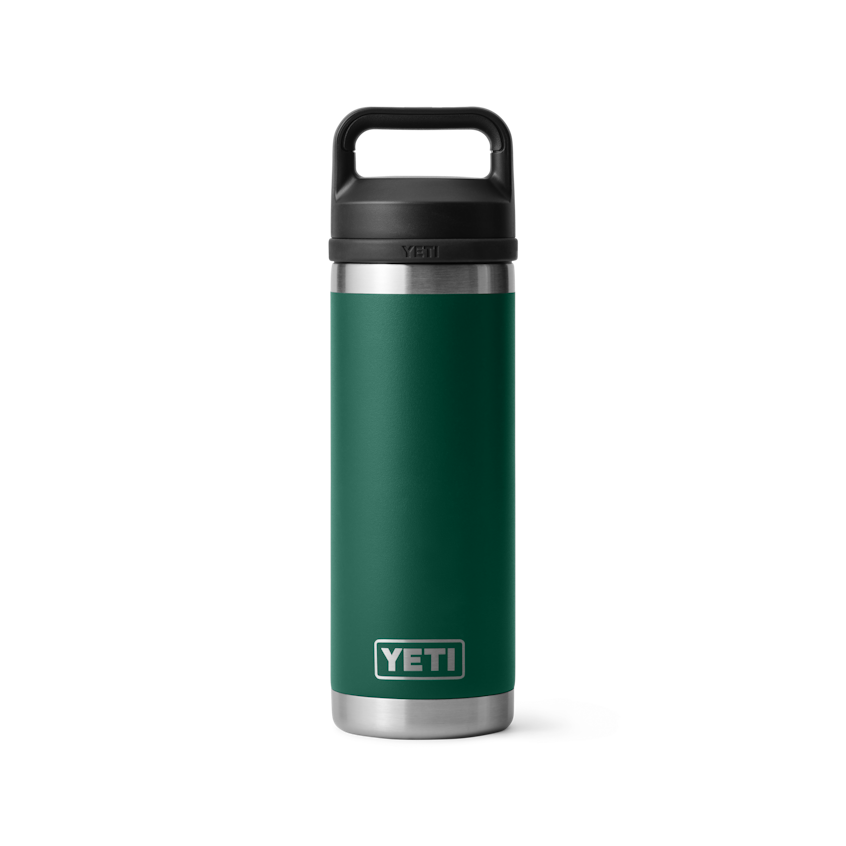 18 oz. / 532ml Bottle w/ Chug Cap - Black Forest Green