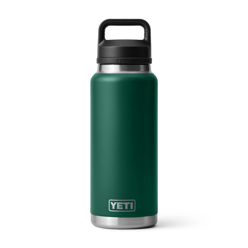 36 oz. / 1L Bottle w/ Chug Cap - Black Forest Green