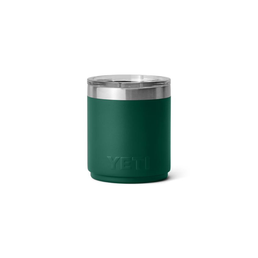 10 oz. / 295ml Stackable Lowball w/ Magslider Lid - Black Forest Green