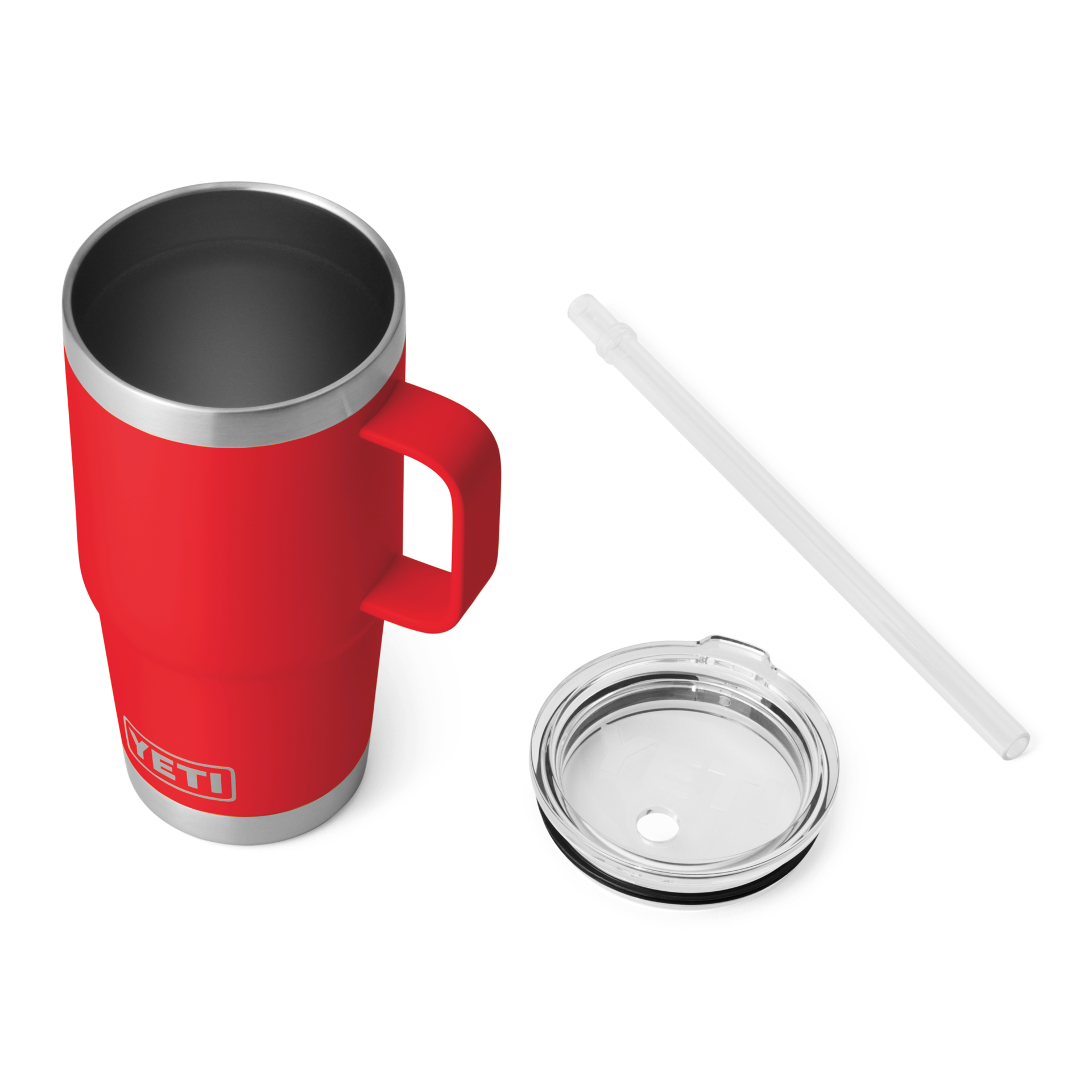 25 oz. / 739ml Straw Mug w/ Straw Lid - Rescue Red