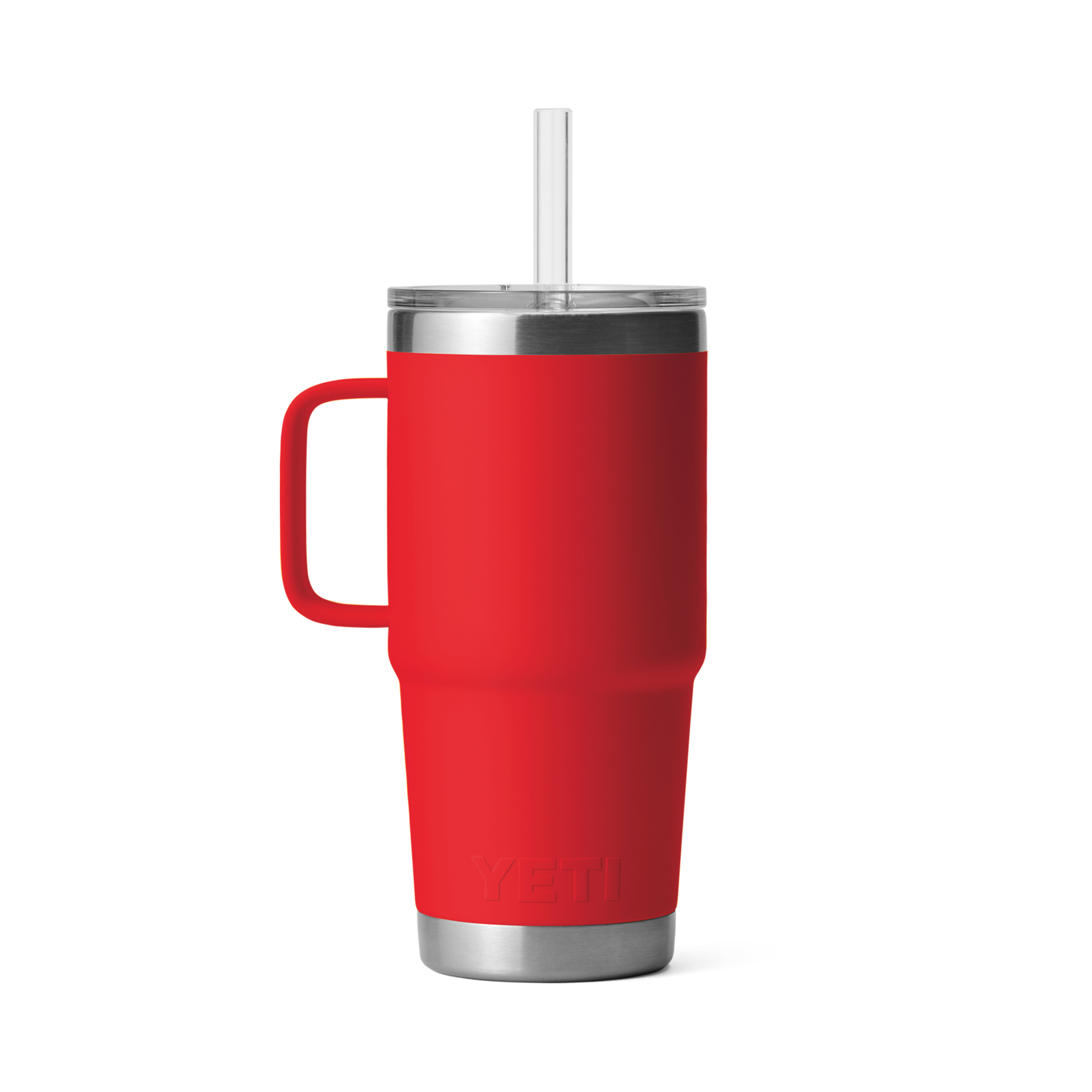 25 oz. / 739ml Straw Mug w/ Straw Lid - Rescue Red