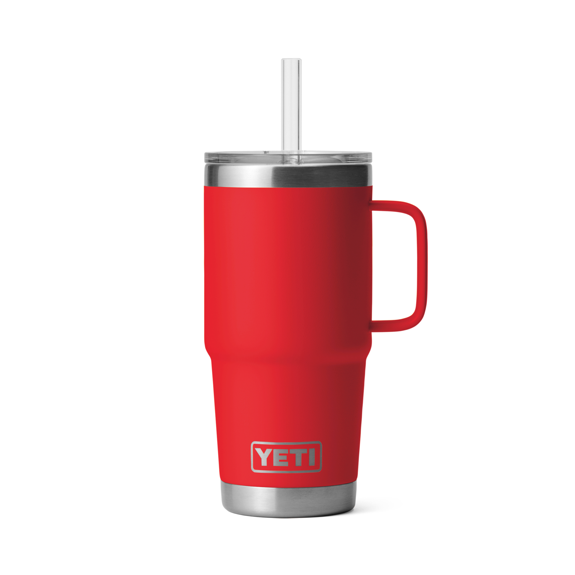 25 oz. / 739ml Straw Mug w/ Straw Lid - Rescue Red