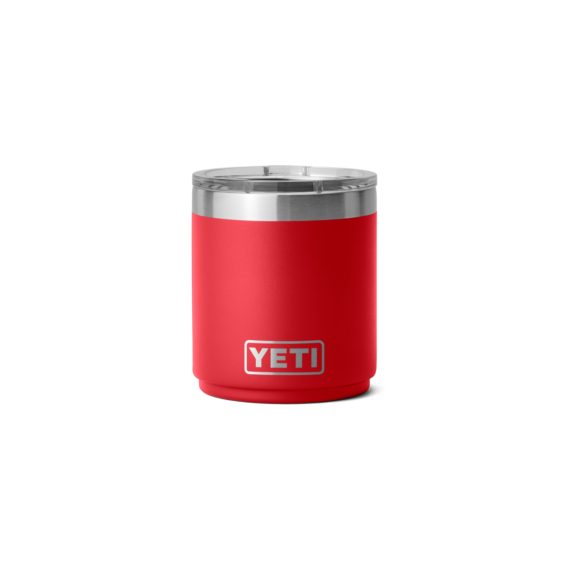 10 oz. / 295ml Stackable Lowball w/ Magslider Lid - Rescue Red