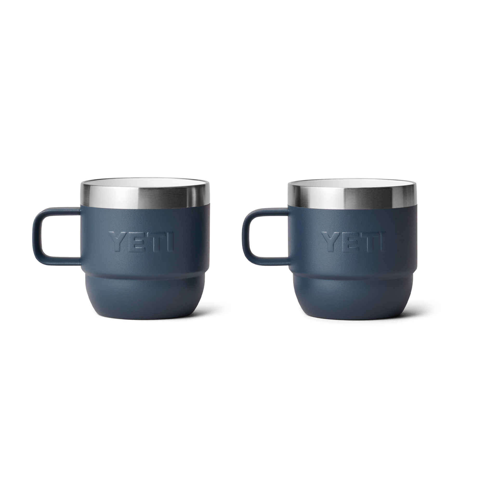 6 oz. / 177ml Stackable Mugs - Navy (2 pack)