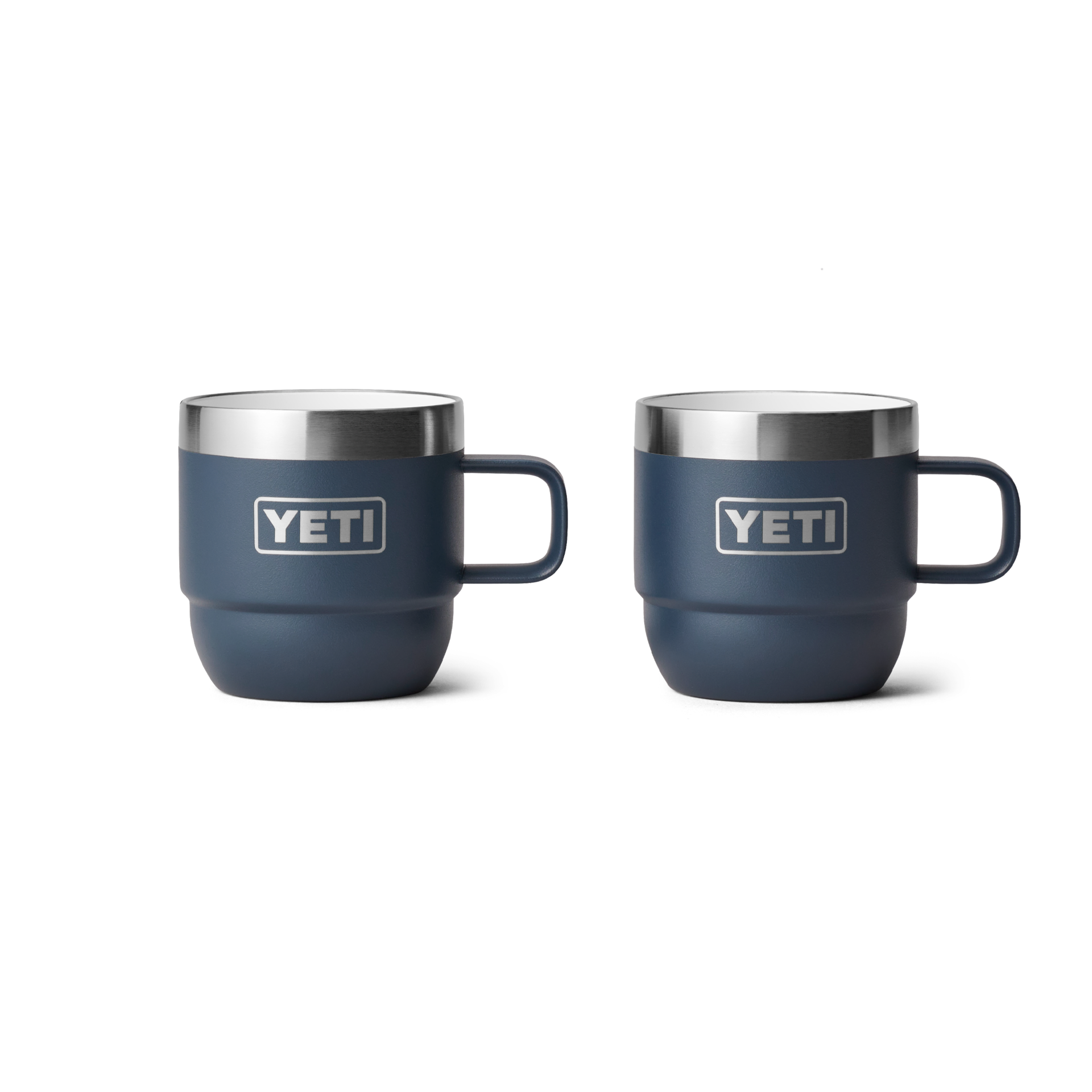 6 oz. / 177ml Stackable Mugs - Navy (2 pack)