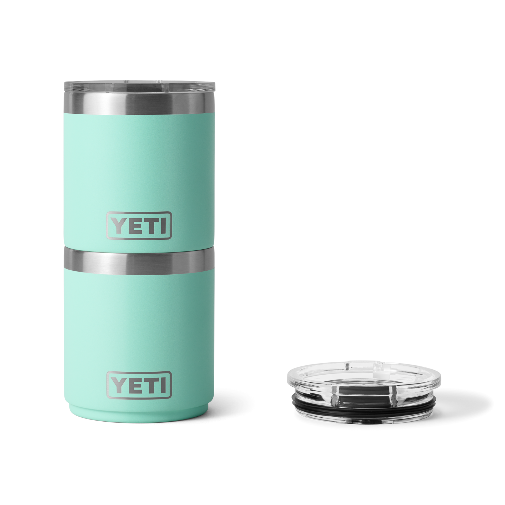 10 oz. / 295ml Stackable Lowball w/ Magslider Lid - Seafoam