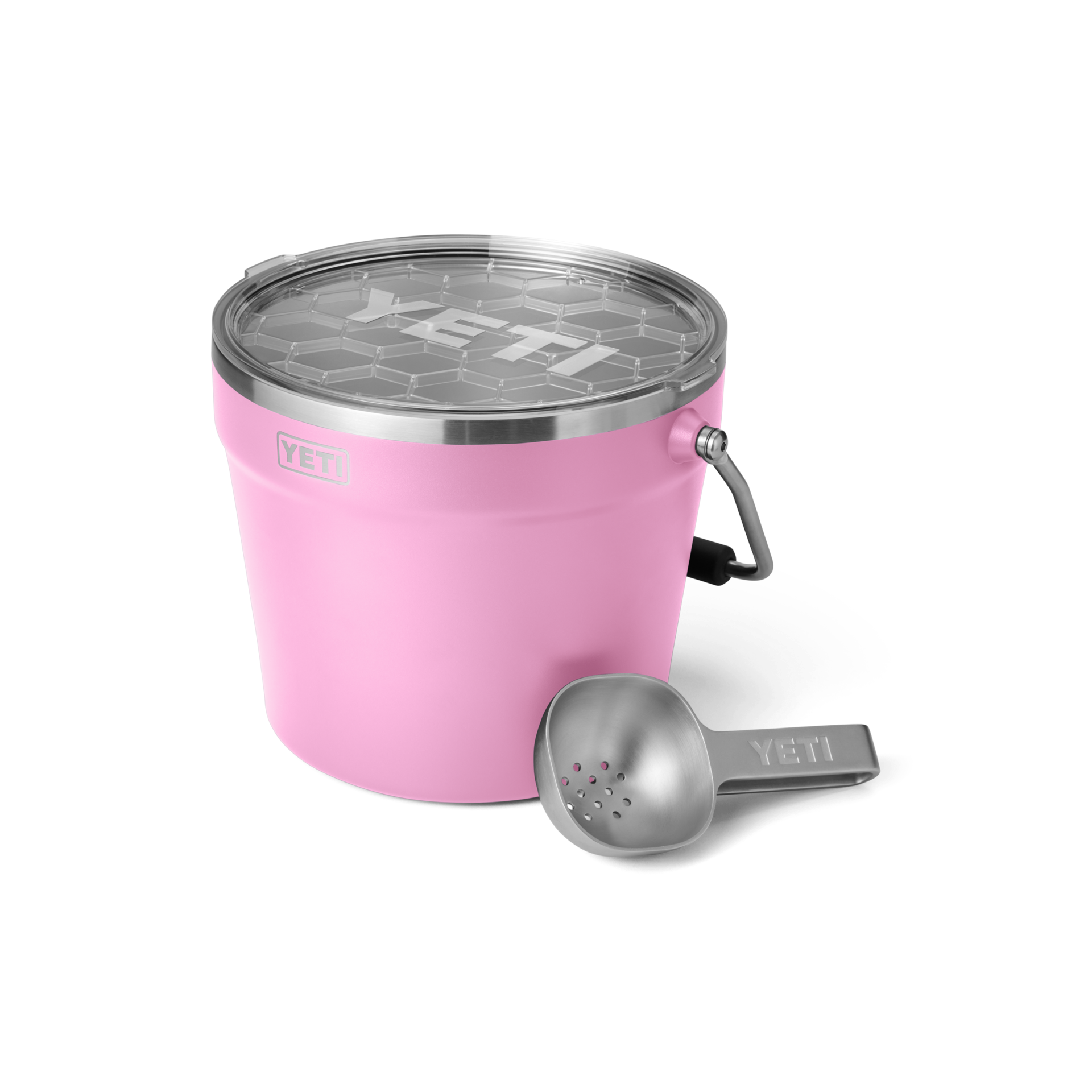 Beverage Bucket w/ Lid - Power Pink