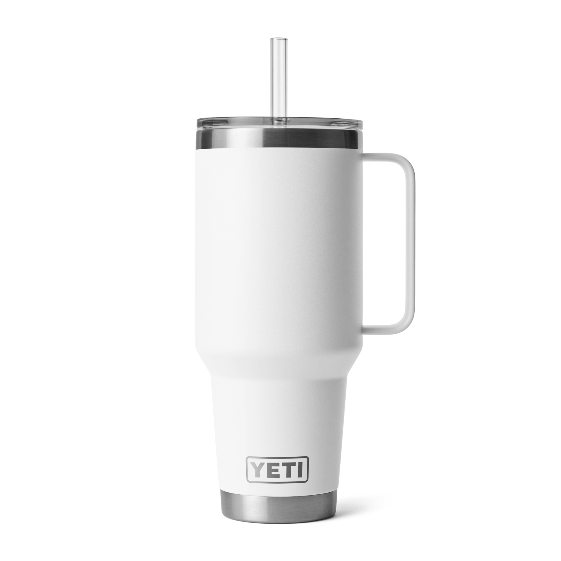 42 oz. / 1.2L Straw Mug w/ Straw Lid - White