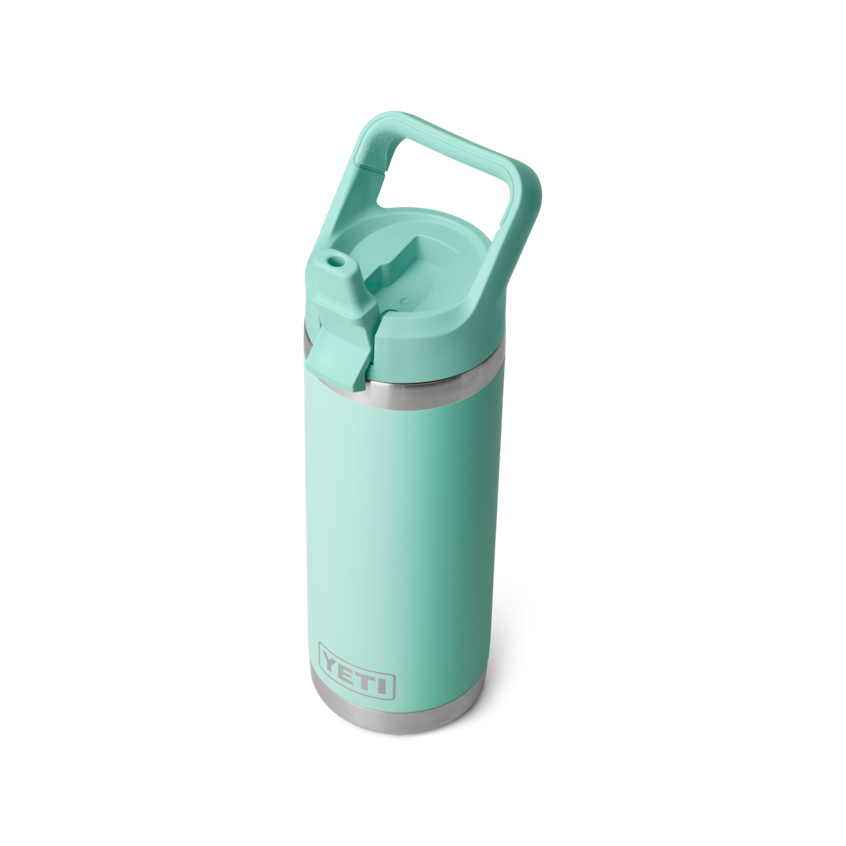 18 oz. / 532ml Bottle w/ Matching Straw Cap - Seafoam