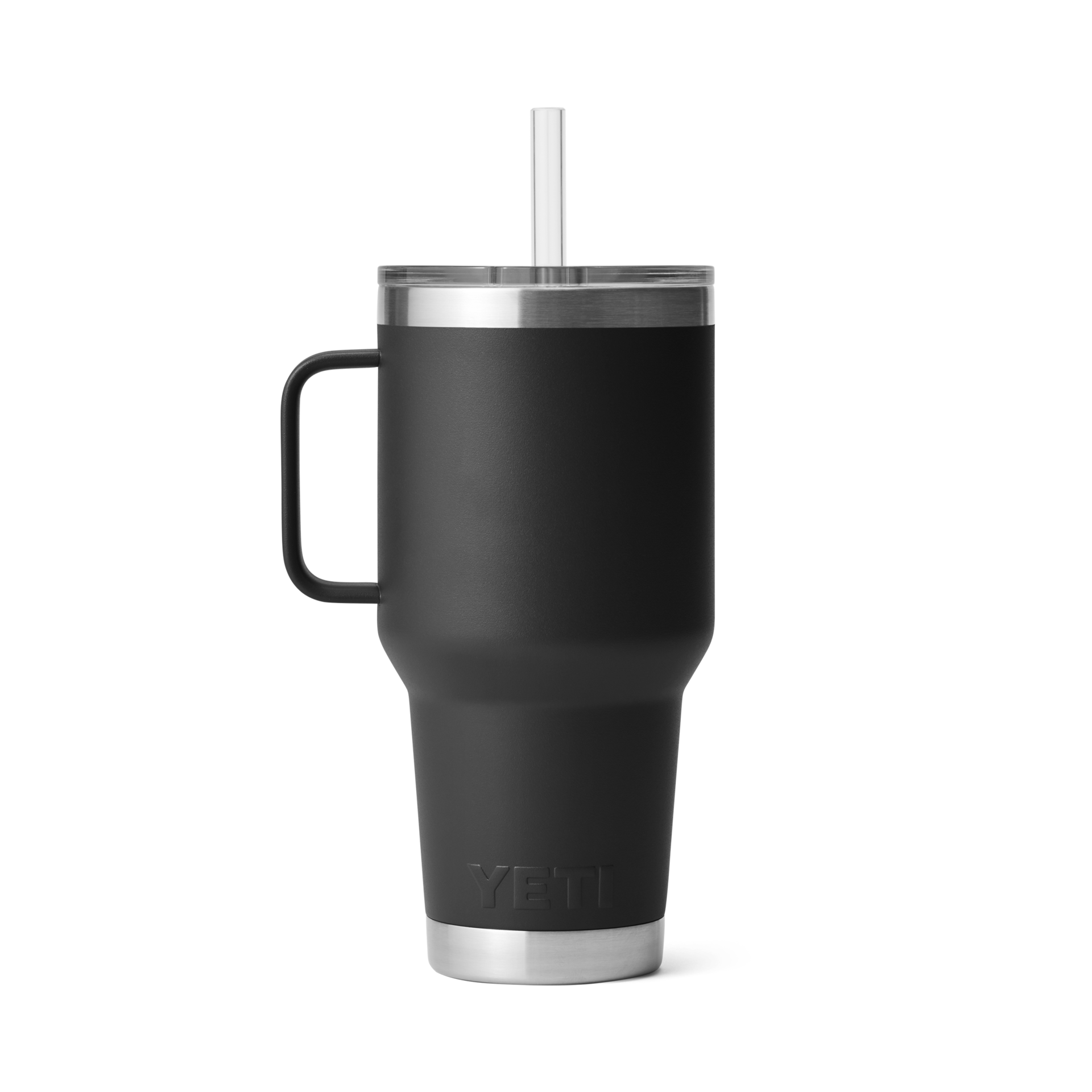 35 oz. / 1L Straw Mug w/ Straw Lid - Black