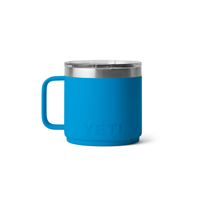 14 oz. / 414ml Stackable Mug w/ Magslider Lid - Big Wave Blue