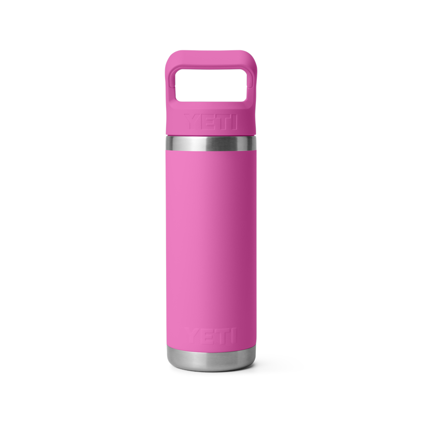 18 oz. / 532ml Bottle w/ Matching Straw Cap - Wildflower Fuchsia