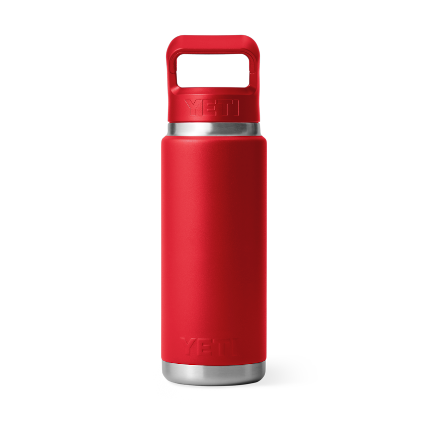 26 oz. / 769ml Bottle w/ Matching Straw Cap - Rescue Red