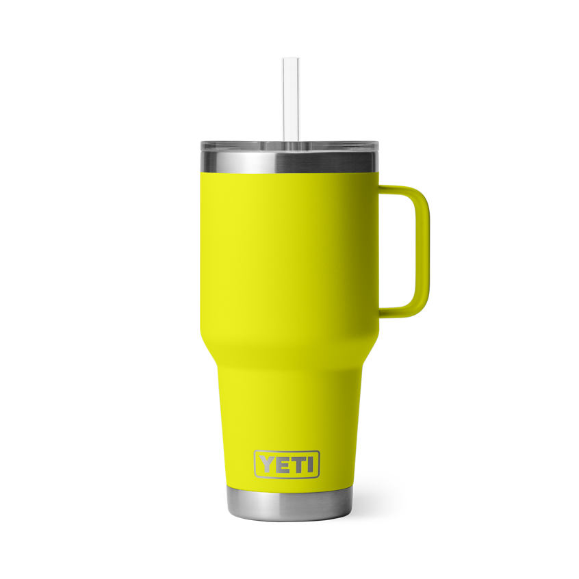 35 oz. / 1L Straw Mug w/ Straw Lid - Firefly Yellow