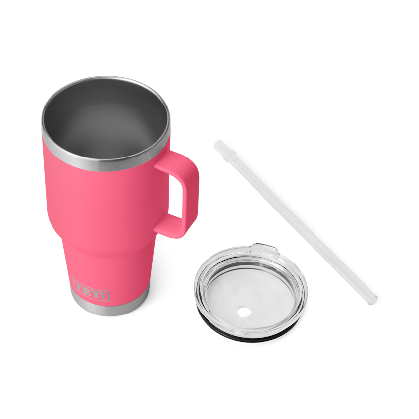 35 oz. / 1L Straw Mug w/ Straw Lid - Tropical Pink