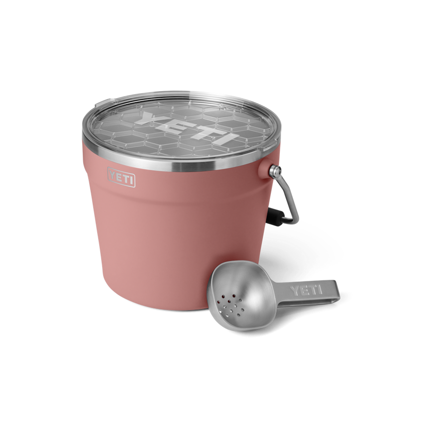 Beverage Bucket w/ Lid - Sandstone Pink