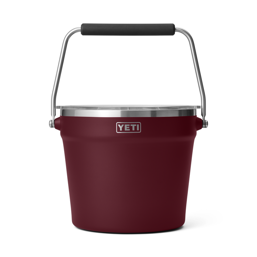 Beverage Bucket w/ Lid - Wild Vine Red