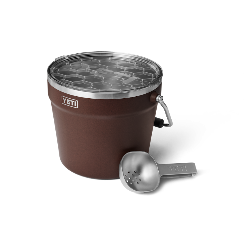 Beverage Bucket w/ Lid - Wetlands Brown