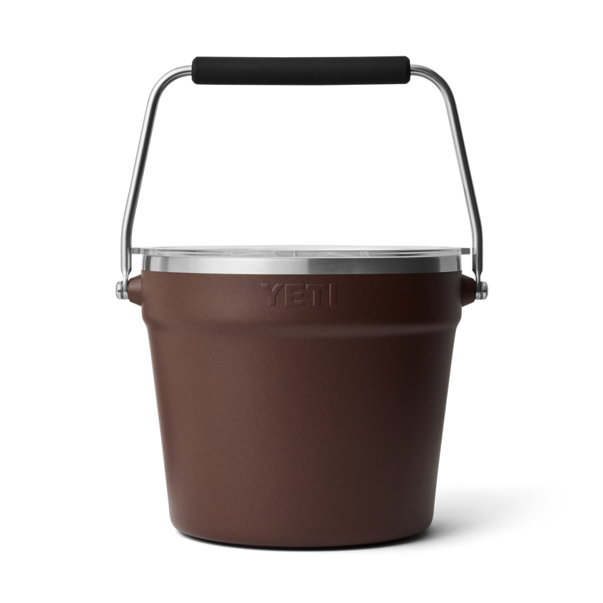 Beverage Bucket w/ Lid - Wetlands Brown