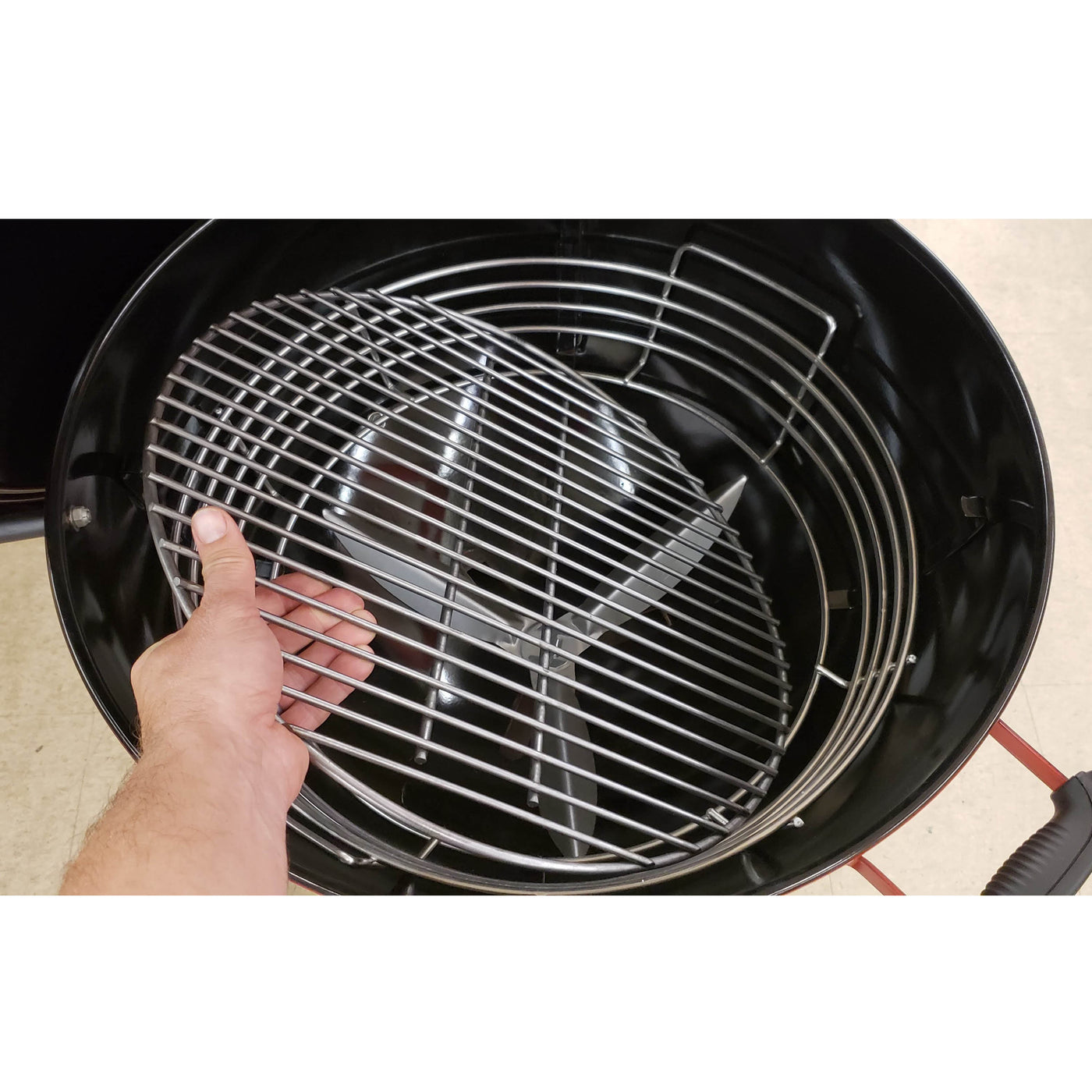 Ring Of Fire with Divider for Weber 22" Kettle