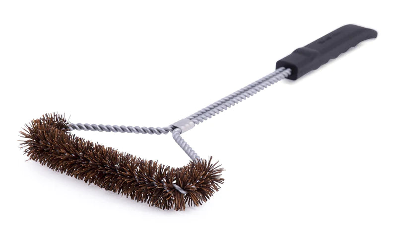 Tri-Head Palmyra Bristle BBQ Brush
