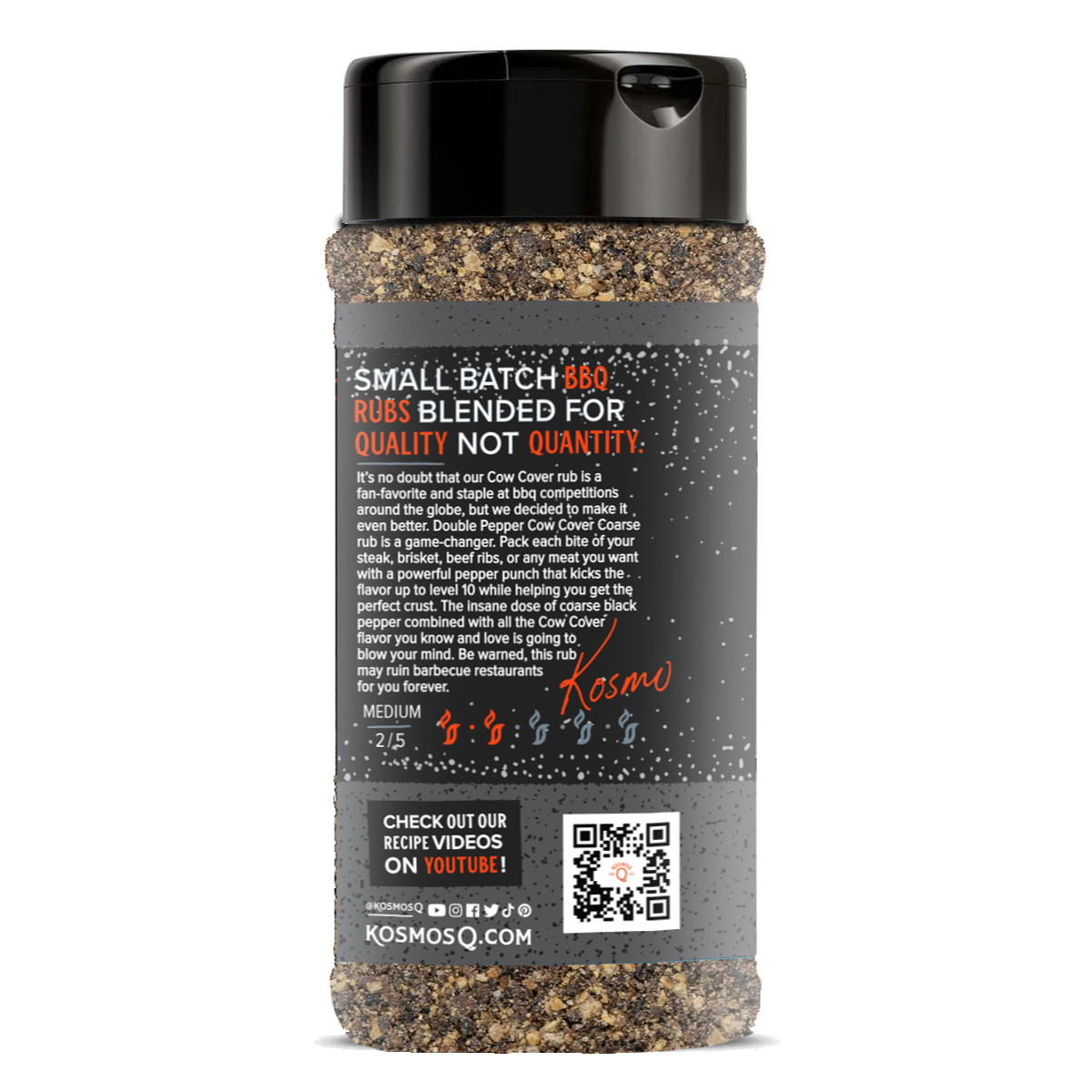 Double Pepper Coarse Cow Cover