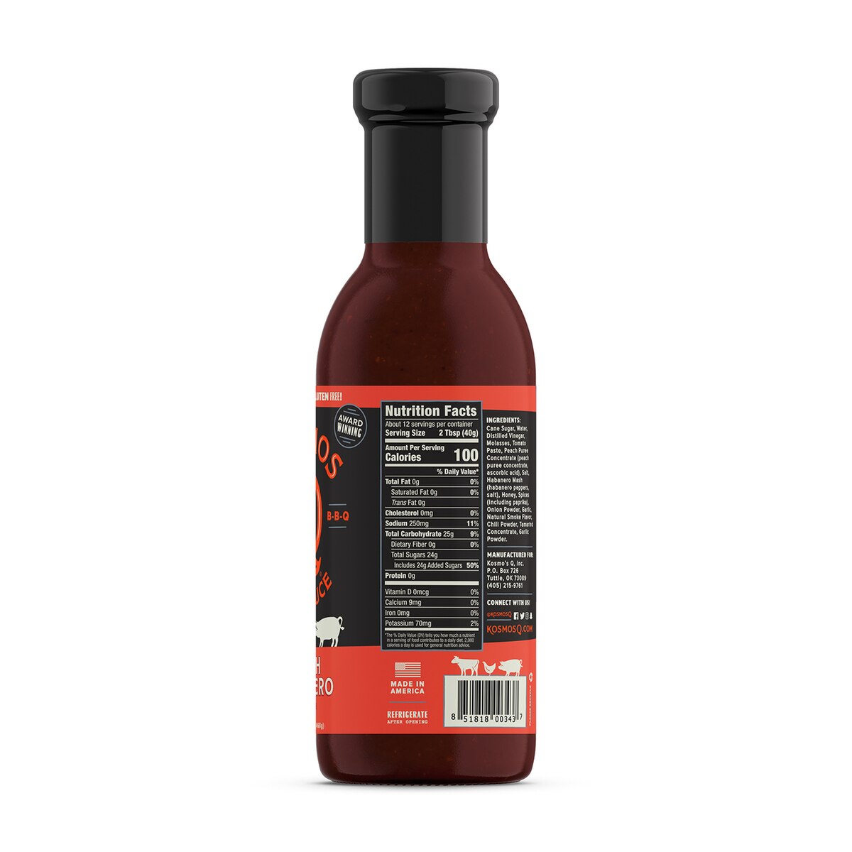 Peach Habanero BBQ Sauce