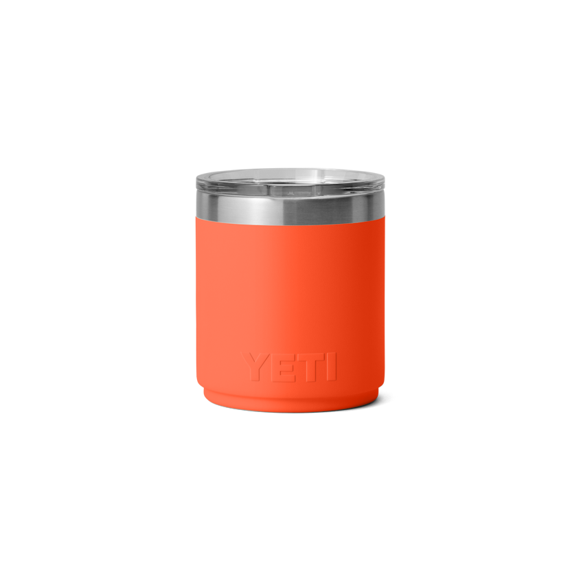 10 oz. / 295ml Stackable Lowball w/ Magslider Lid - Papaya