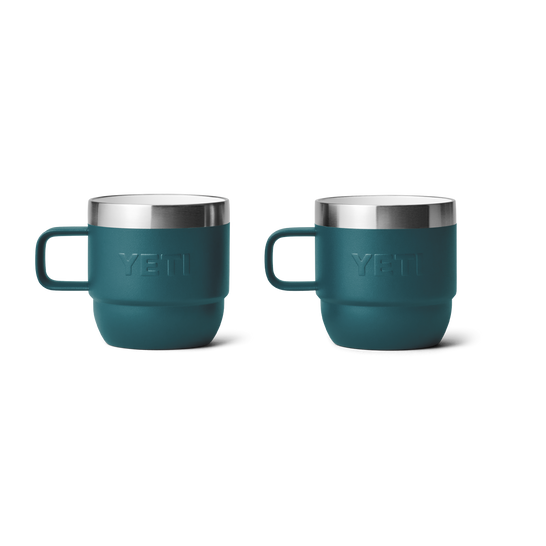 6 oz. / 177ml Stackable Mugs - Agave Teal (2 pack)