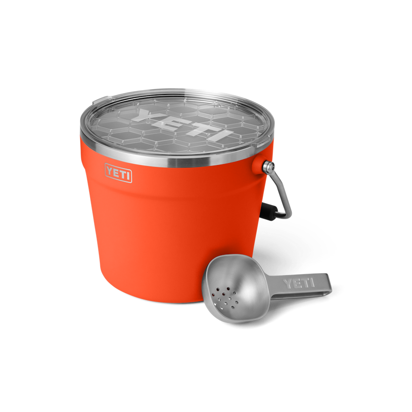 Beverage Bucket w/ Lid - Papaya