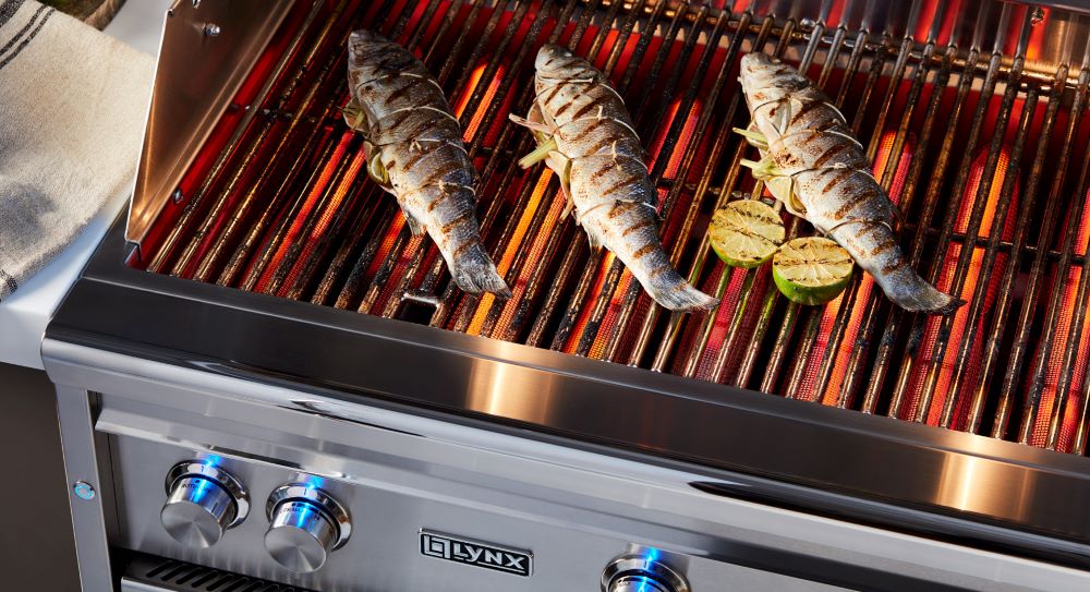 36" Professional Built-in Grill with All Trident Infrared Burners and Rotisserie (L36ATR)