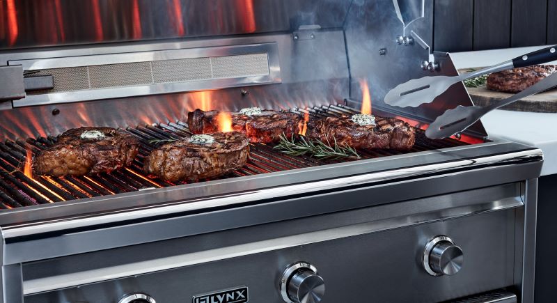 36" Professional Built-in Grill with All Trident Infrared Burners and Rotisserie (L36ATR)