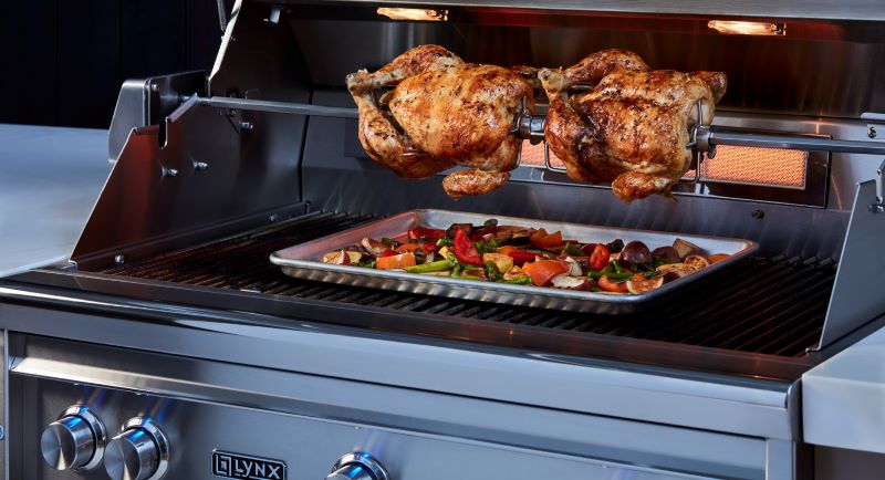 42" Professional Built-in Grill with All Ceramic Burners and Rotisserie (L42R-3)