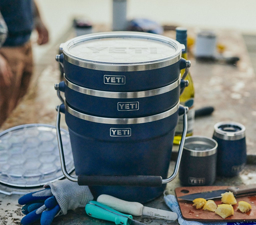 Beverage Bucket w/ Lid - Navy