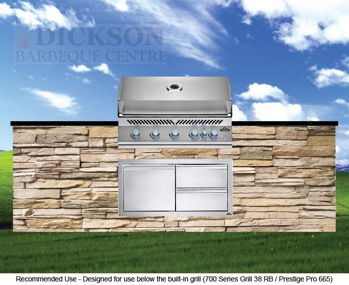 36" X 16" Single Door & Double Drawer