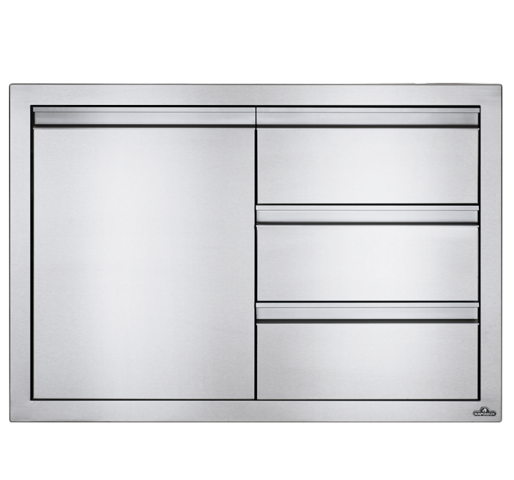 36" X 24" Single Door & Triple Drawer