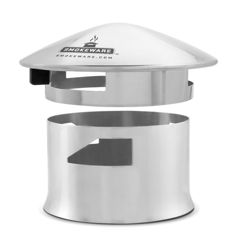 Smokeware Stainless Chimney Cap for BGE - Dickson Barbeque Centre Canada