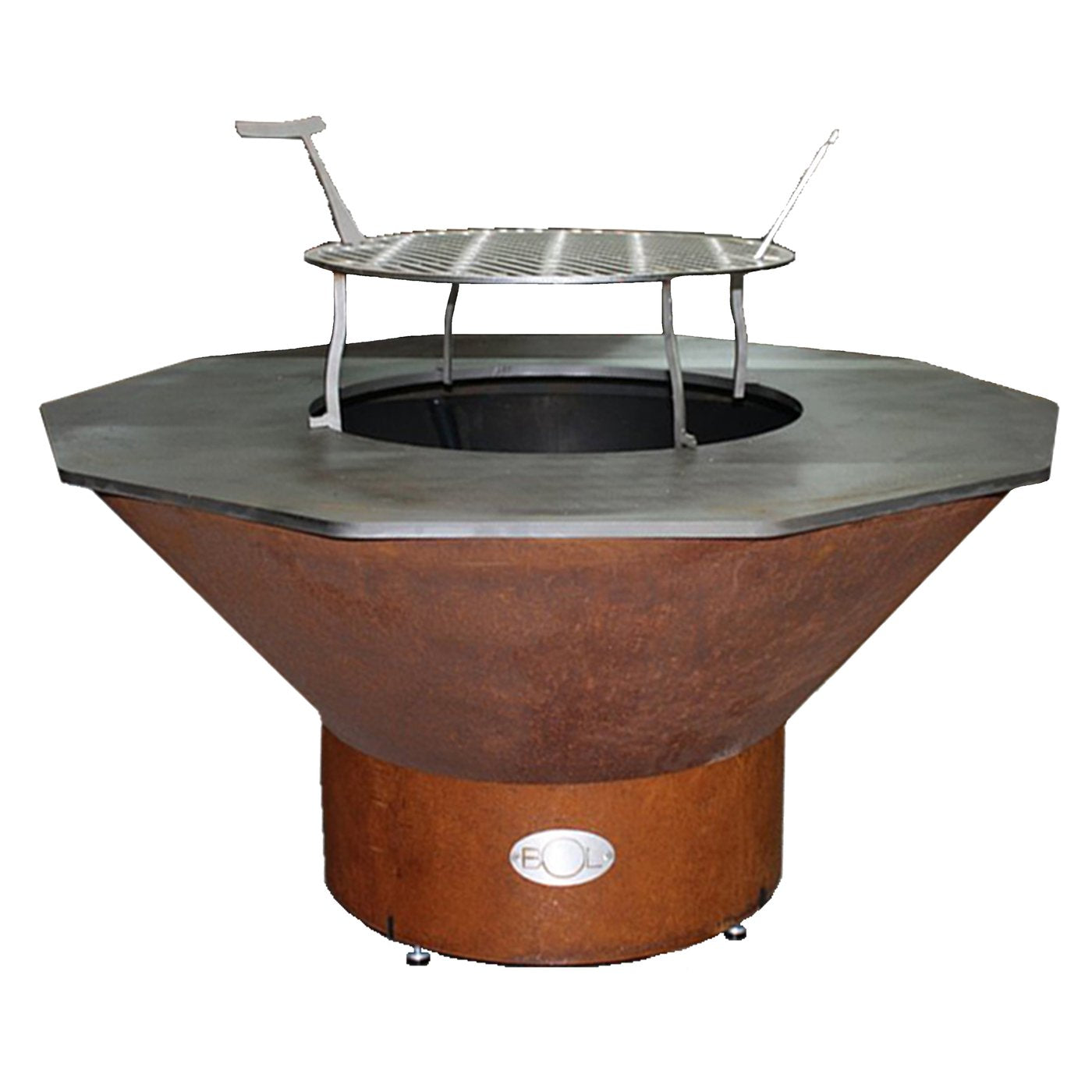 Wood Fired Grill with Low Pedestal