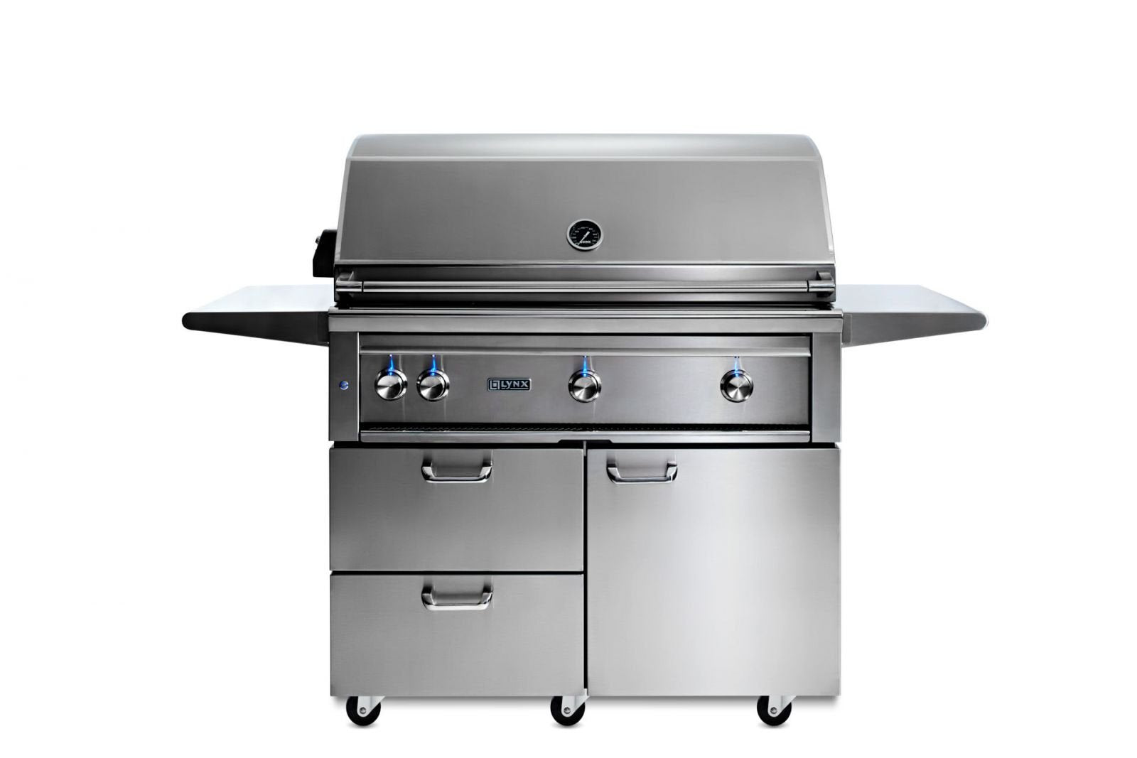 42" Professional Freestanding Grill with All Trident Infrared Burners and Rotisserie (L42ATRF)