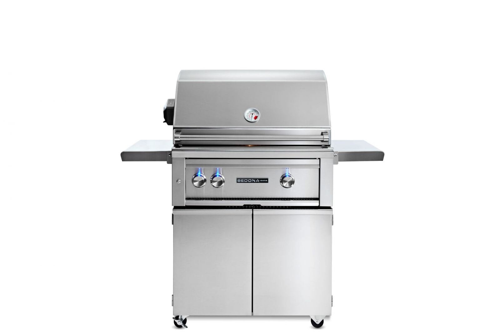 30" Freestanding Grill with 1 Prosear Infrared Burner and 1 Stainless Steel Burner and Rotisserie (L500PSFR)