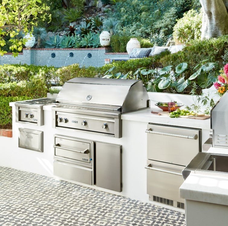 36" Professional Built-in Grill with All Trident Infrared Burners and Rotisserie (L36ATR)