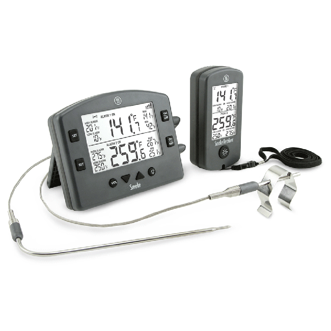 SMOKE 2-Channel Remote Thermometer - Charcoal Grey