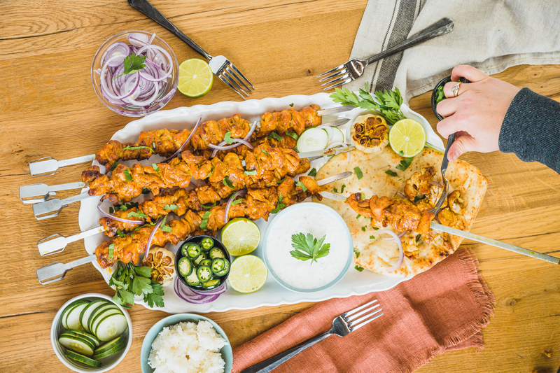 Rotisserie Shish-Kebab Skewer Set