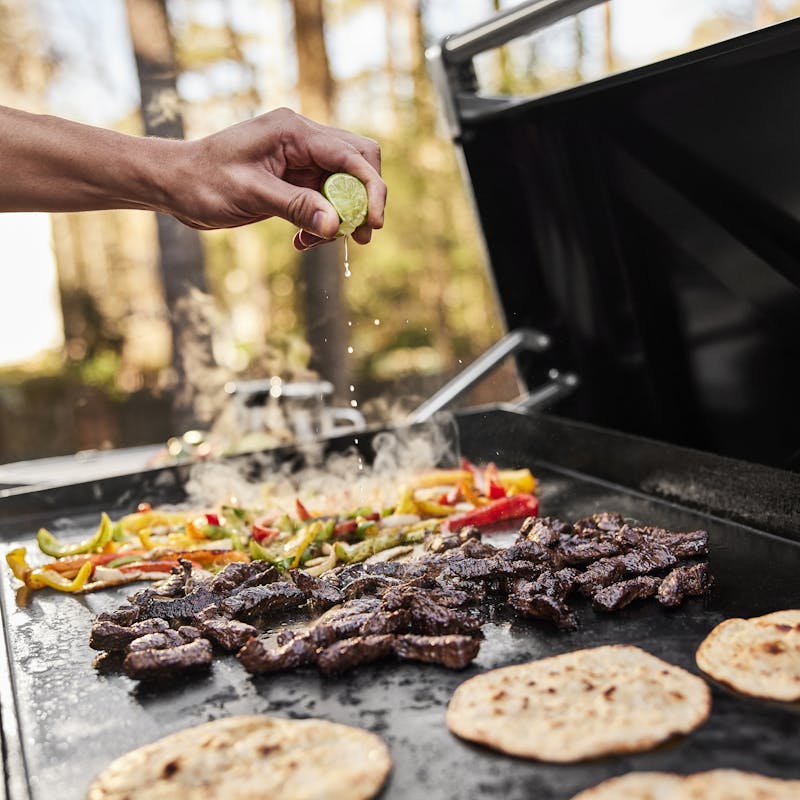 Slate 36" Rust-Resistant Griddle w/ Extendable Side Table