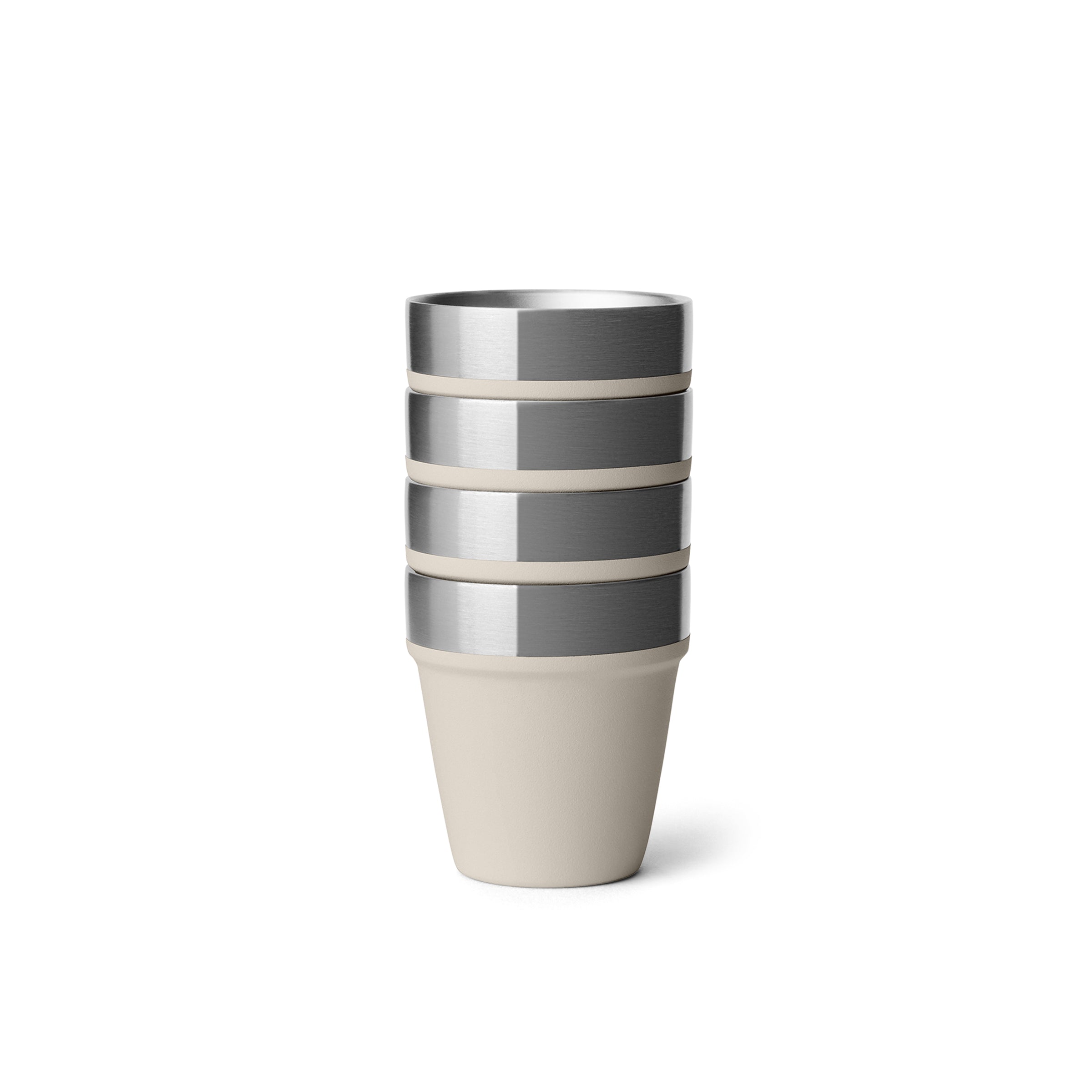 Shot Glasses - 4 Pack w/ Carrying Case - Cape Taupe
